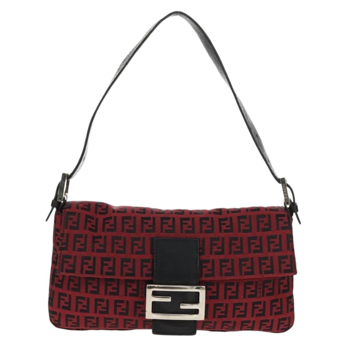 Fendi Baguette Zucchino Canvas Small