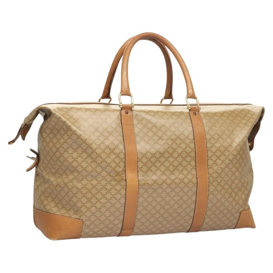 Celine Vintage Duffle Bag Canvas and Leather Product Image