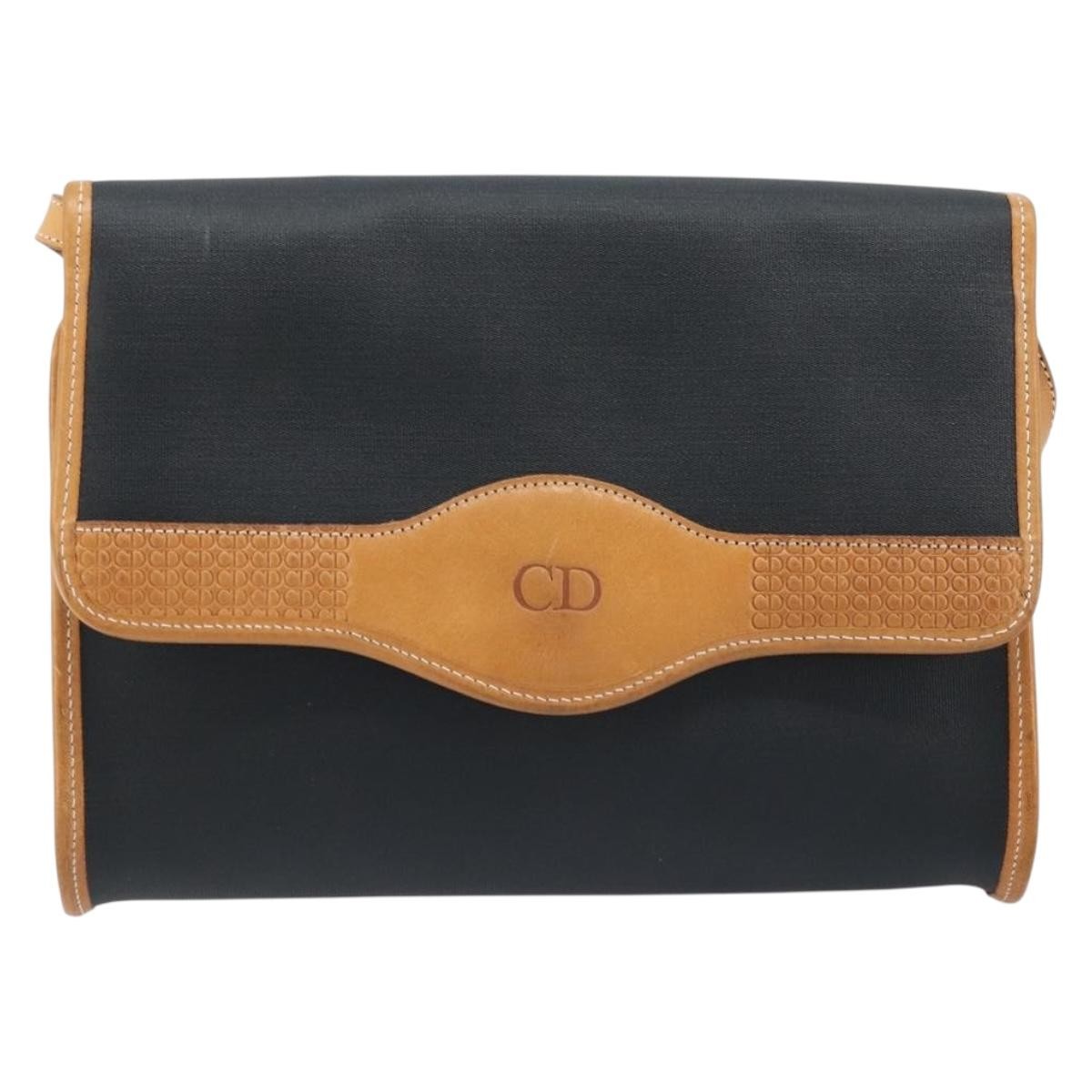 Christian Dior CD Shoulder bag Canvas and Leather Product Image
