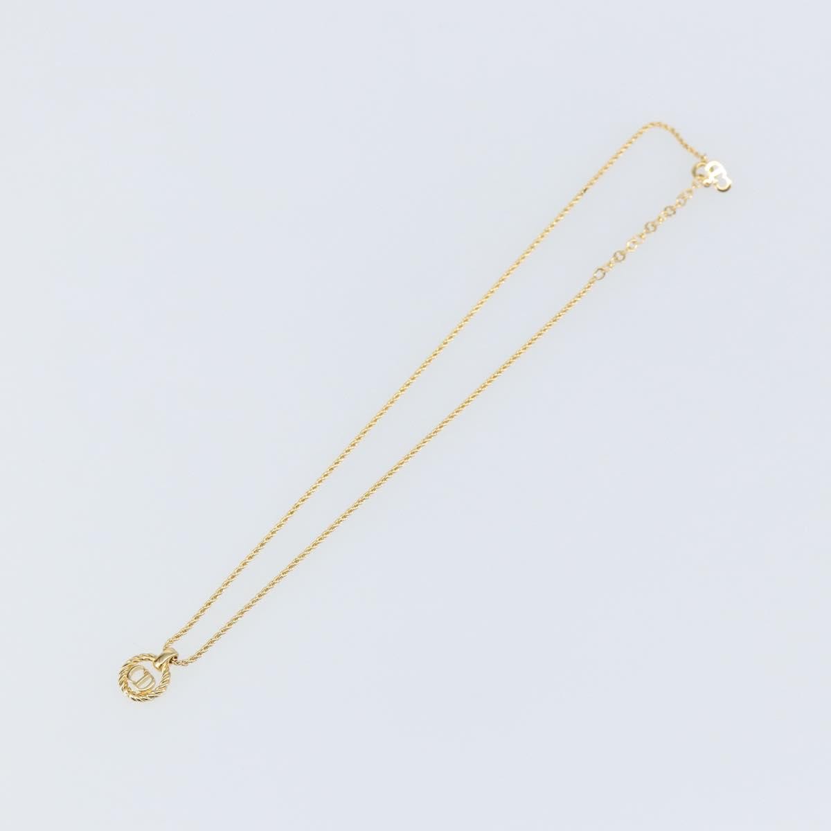 Christian Dior CD Pendant Necklace Metal Product Image