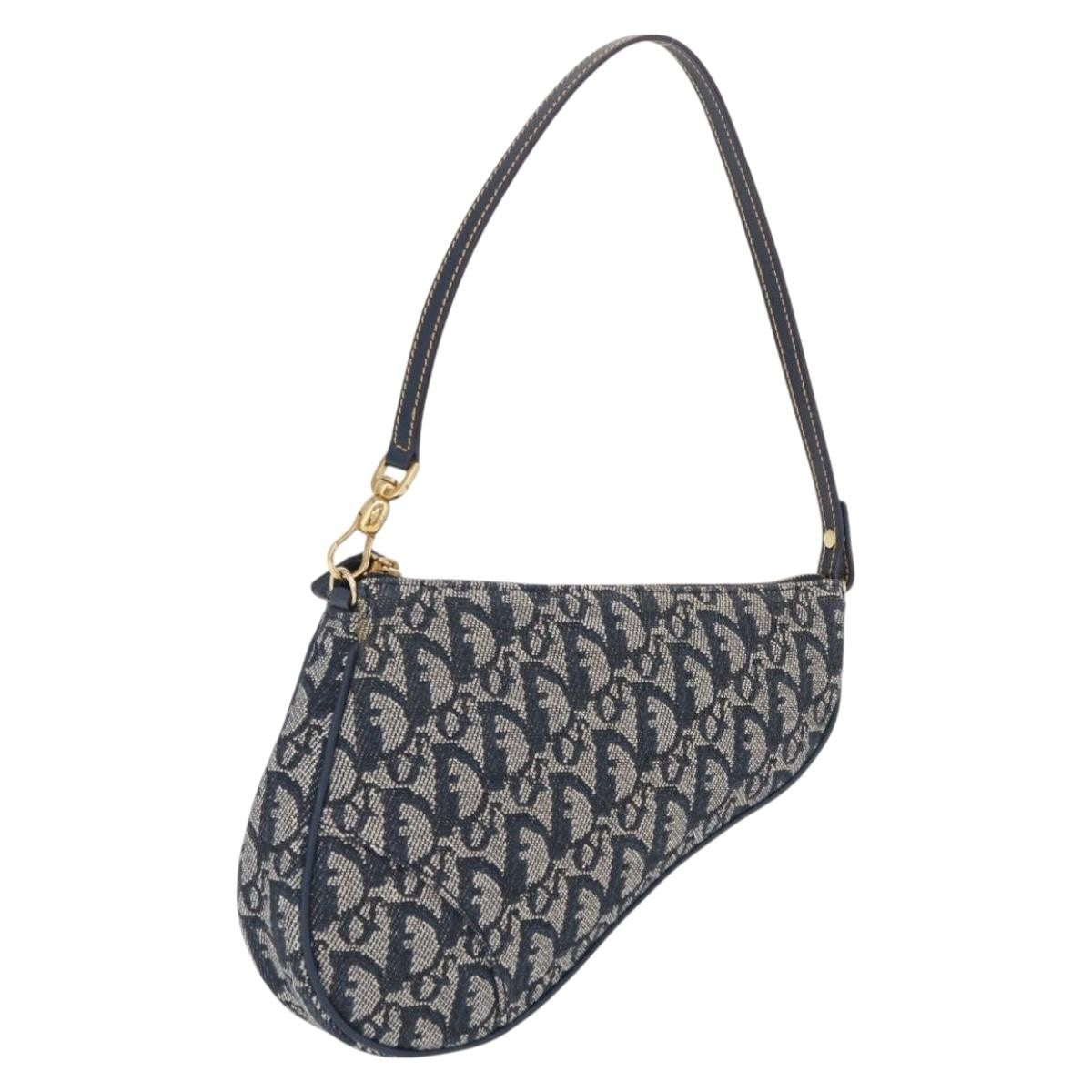Christian Dior Vintage Saddle Bag Canvas Product Image