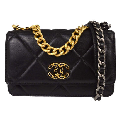 Chanel 19 Flap Bag Quilted Lambskin Product Image