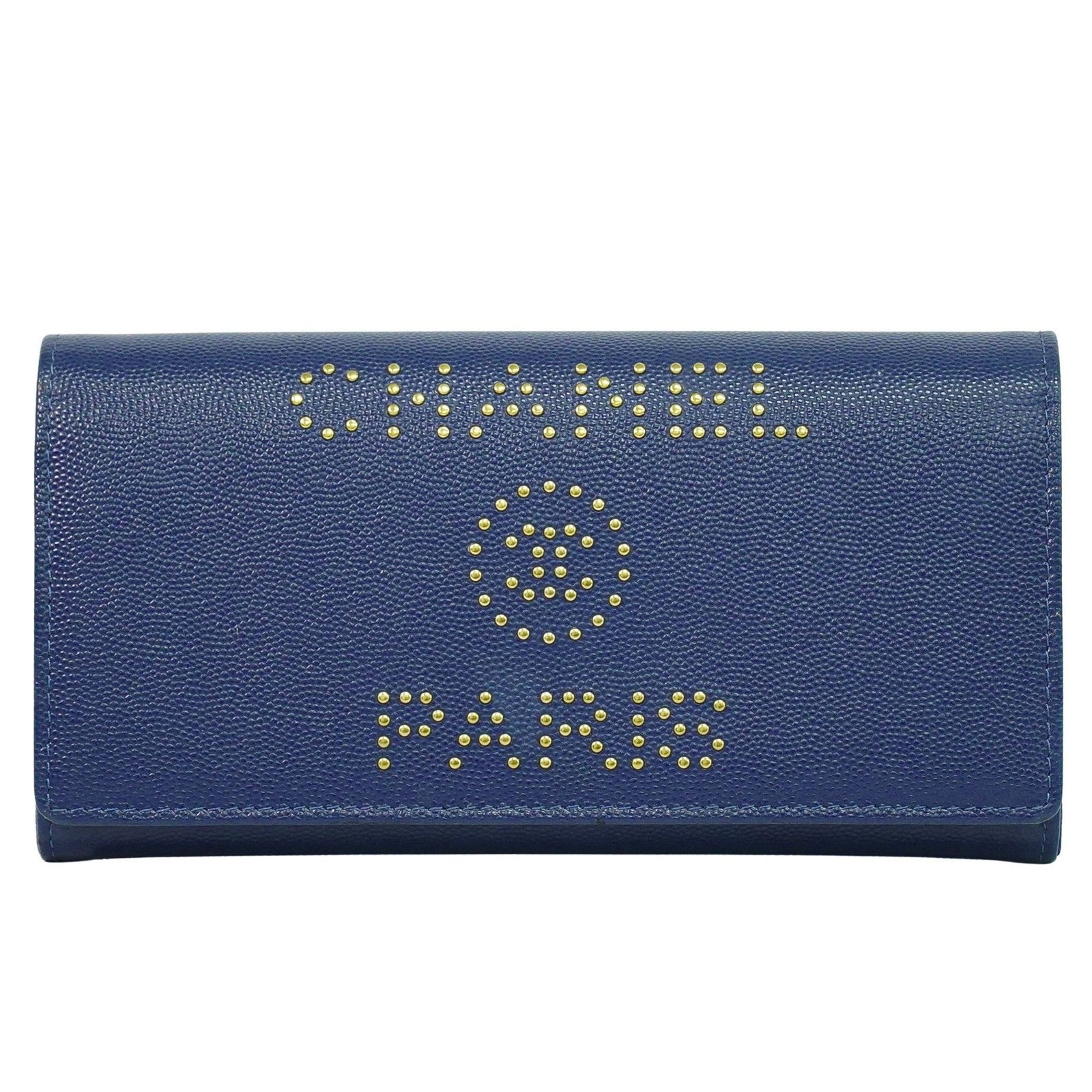 Chanel Deauville Flap Wallet Caviar Long