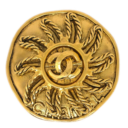 Chanel Vintage Round CC Sun Metal Product Image