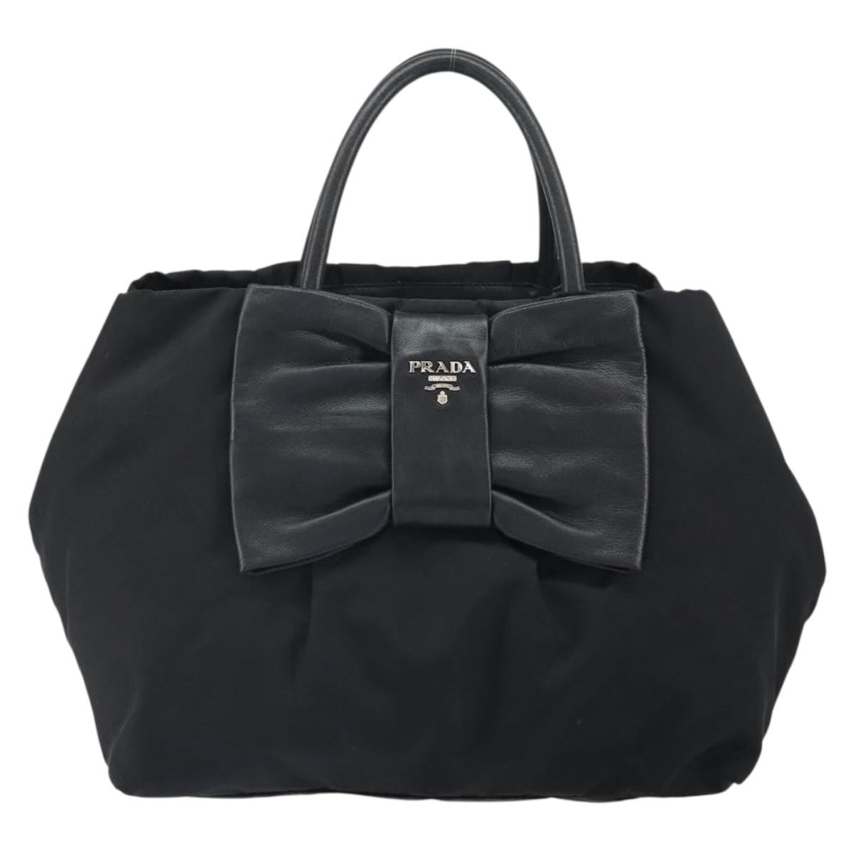 Prada Bow Tote Tessuto with Leather Small