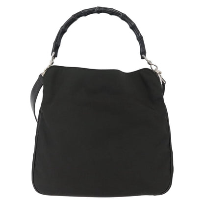 Gucci Vintage Bamboo Handle Bag Nylon Product Image