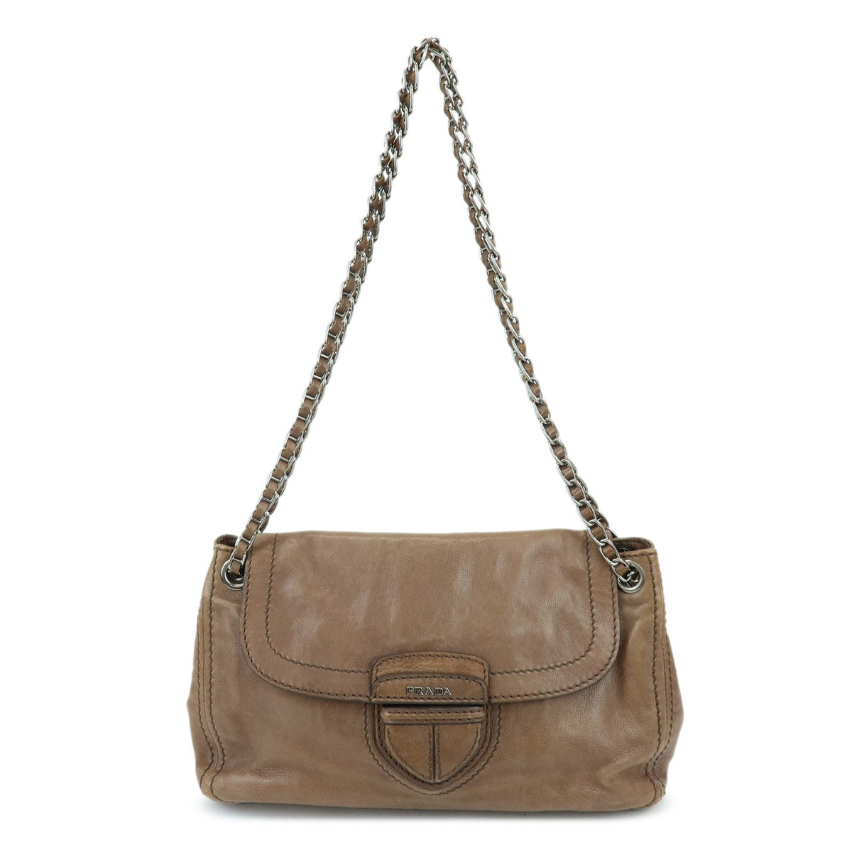 Prada Chain Flap Leather Product Image
