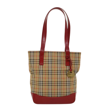 Burberry Nova Check Tote Nylon and Leather Product Image