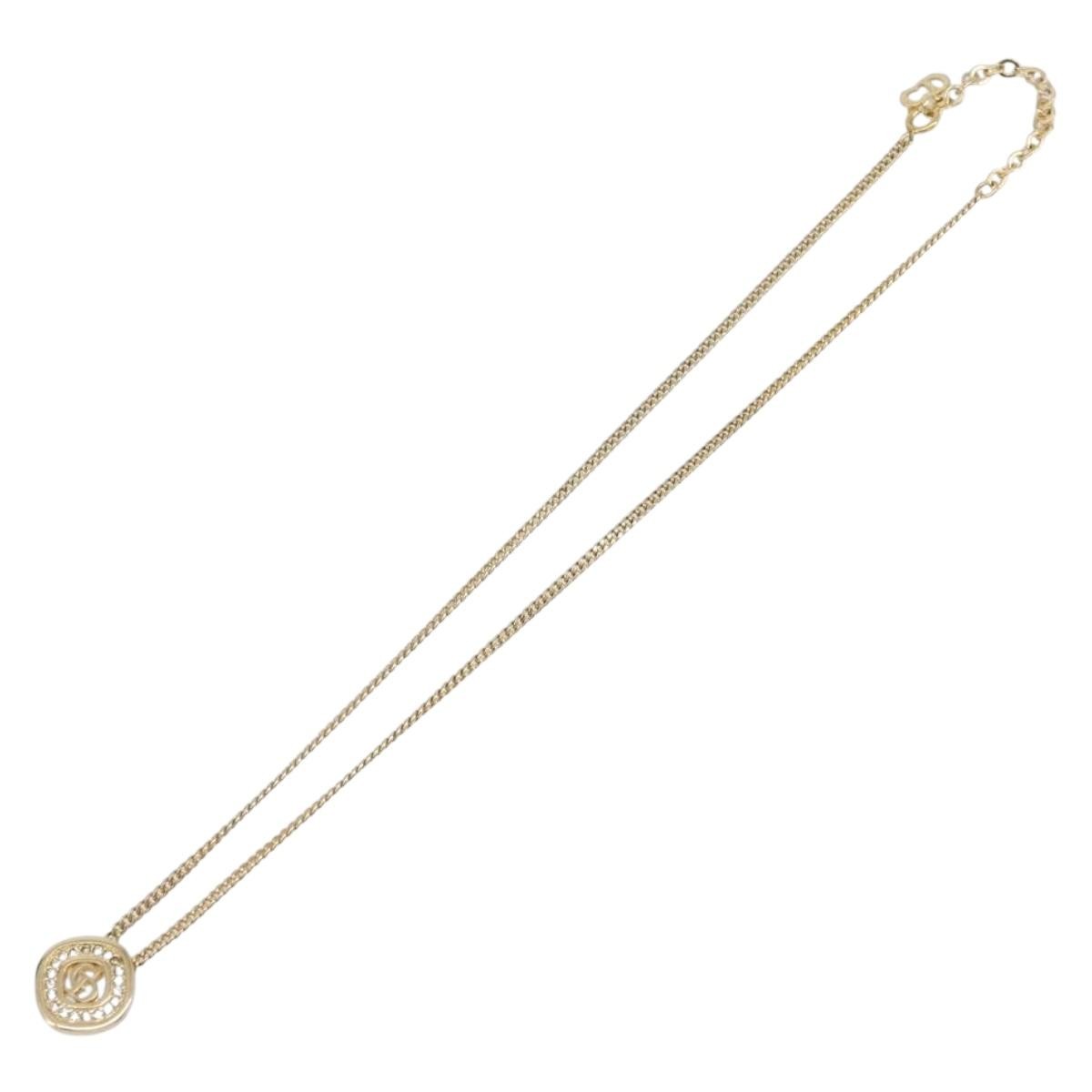 Christian Dior CD Cube Charms Pendant Metal with Crystals Product Image
