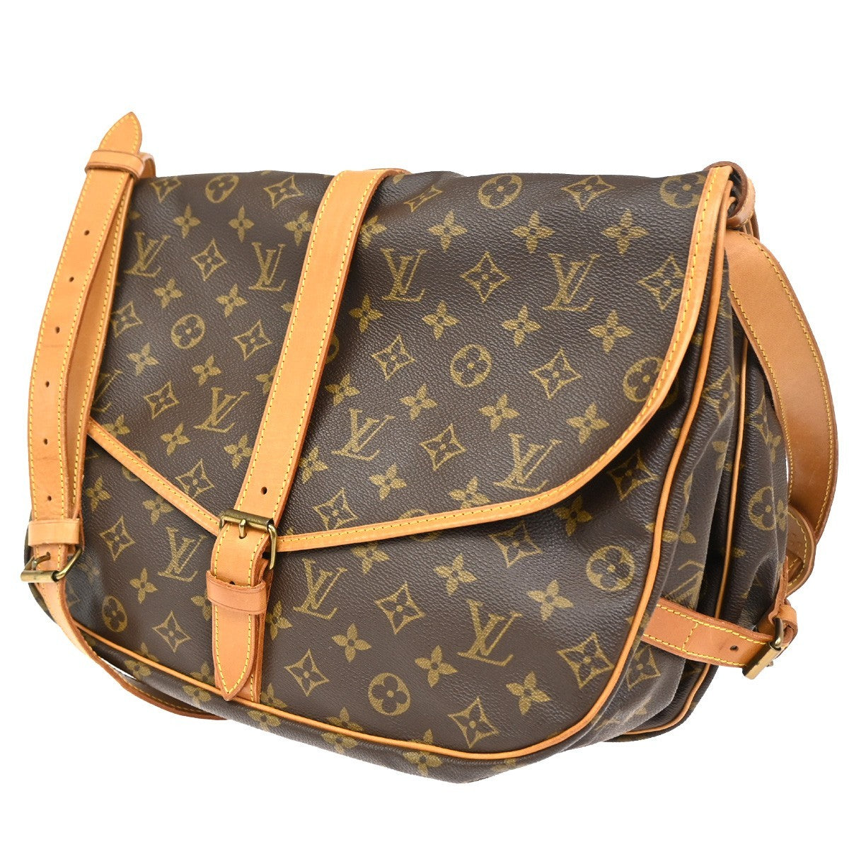 Louis Vuitton Saumur Monogram Canvas 35