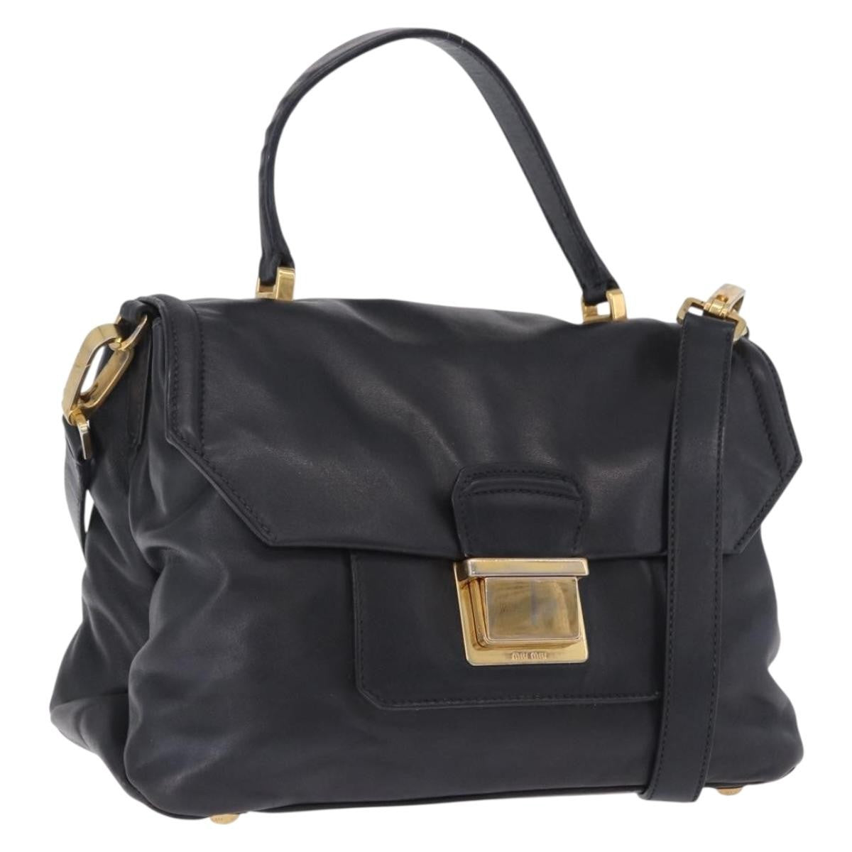 Miu Miu Convertible Flap Top Handle Vitello Soft Medium