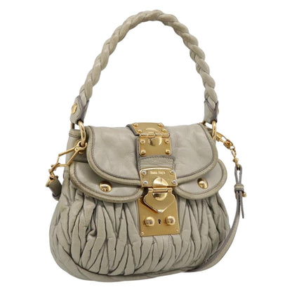 Miu Miu Beau Top Handle Leather Large