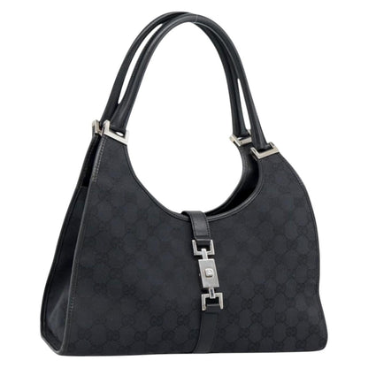 Gucci Vintage Jackie Hobo GG Canvas with Leather Medium