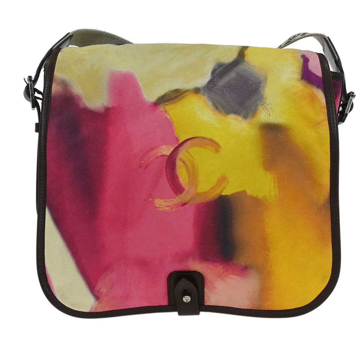 Chanel Flower Power Messenger Bag Multicolor Printed Nubuck Product Image