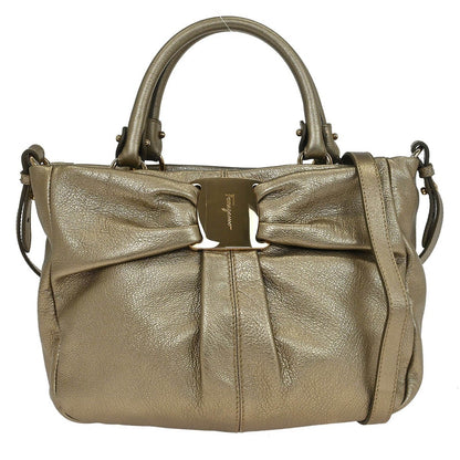 Salvatore Ferragamo Vala Leather Product Image