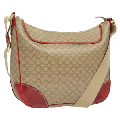 Celine Vintage Macadam Shoulder Bag Canvas and Leather Product Image