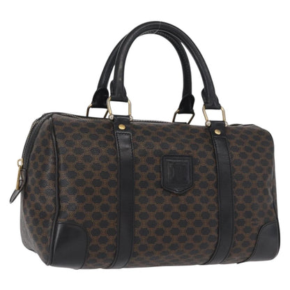 Celine Vintage Duffle Macadam Coated Canvas Medium