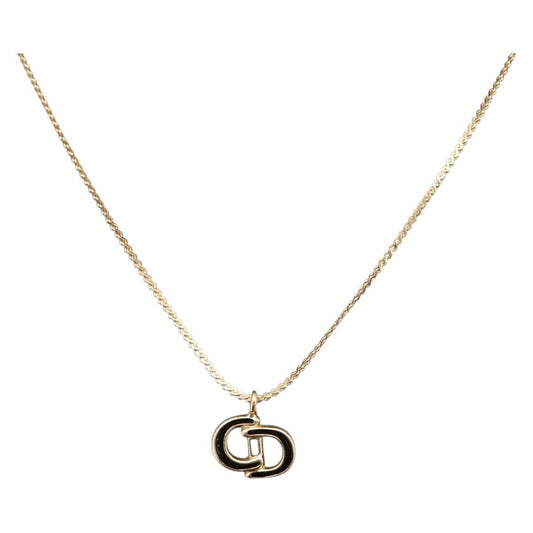 Christian Dior Vintage CD Pendant Metal Standard