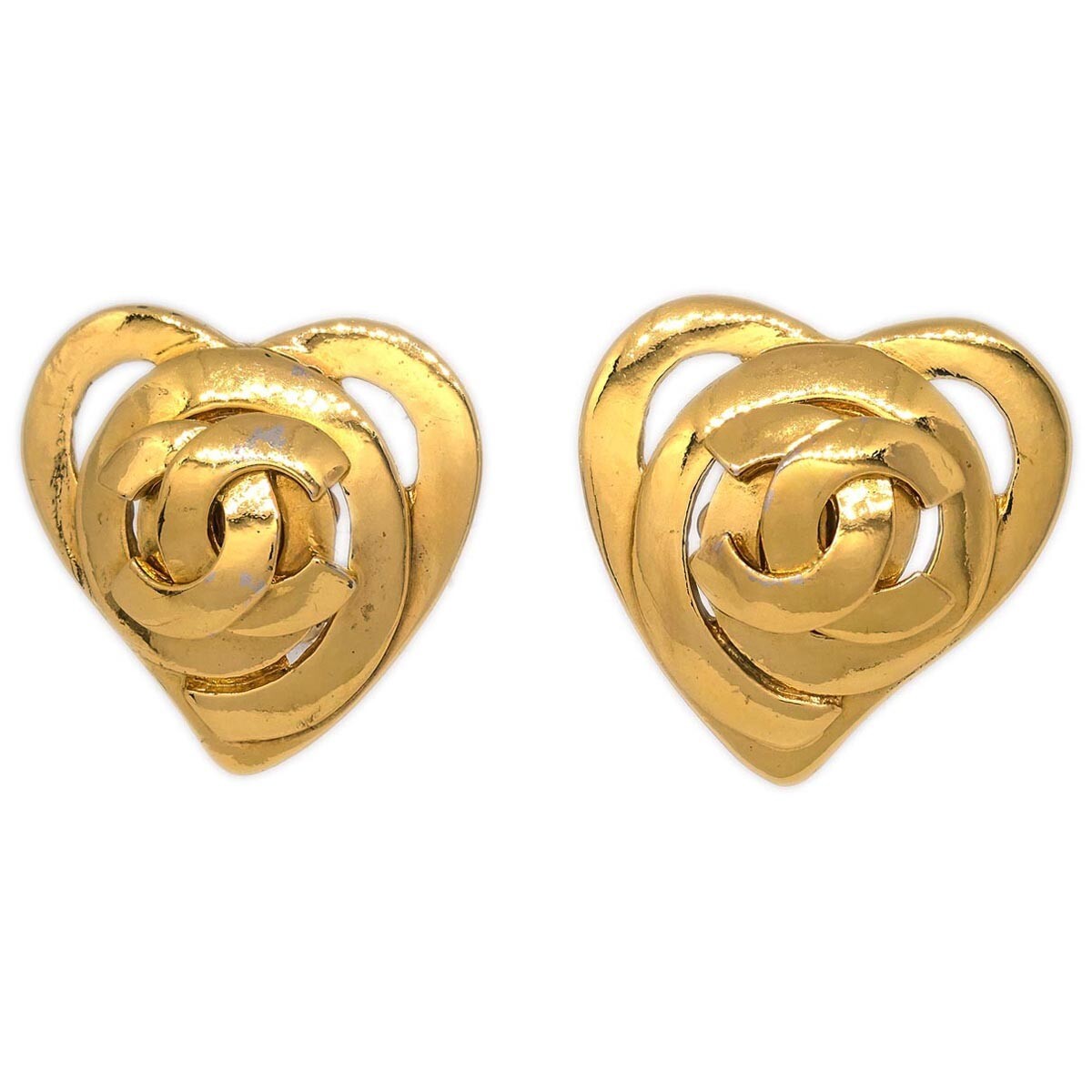 Chanel CC Heart Pendant Metal Product Image