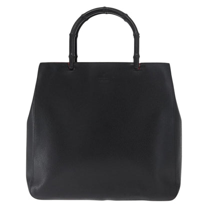 Gucci Vintage Bamboo Handle Tote Leather Product Image