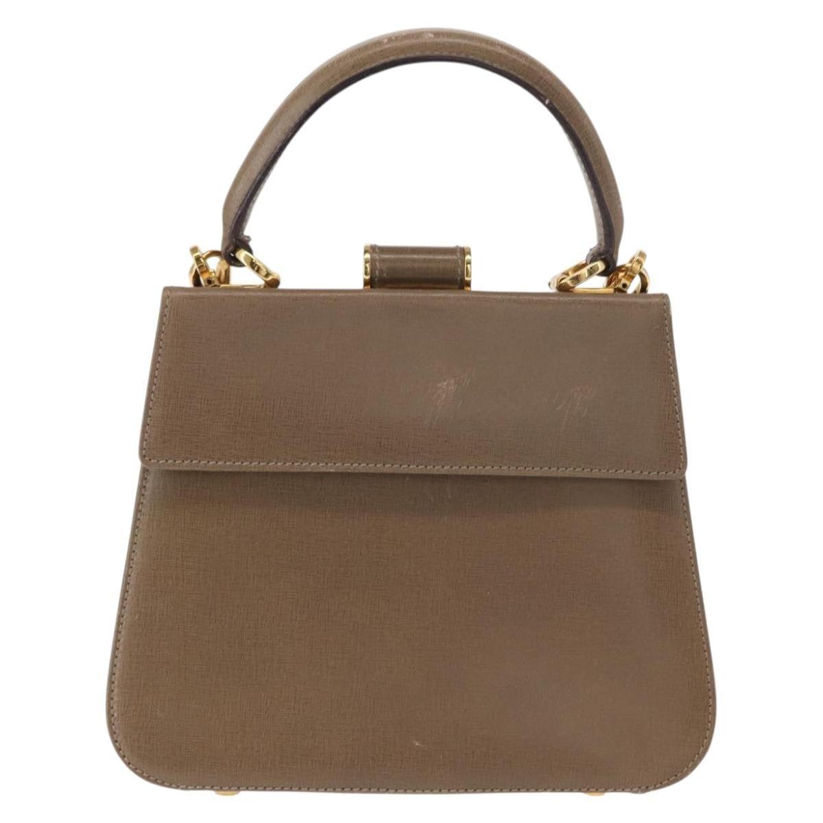 Salvatore Ferragamo Gancini handbag Leather Product Image