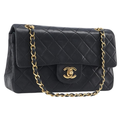Chanel Classic Timeless Double Flap Quilted Lambskin Small