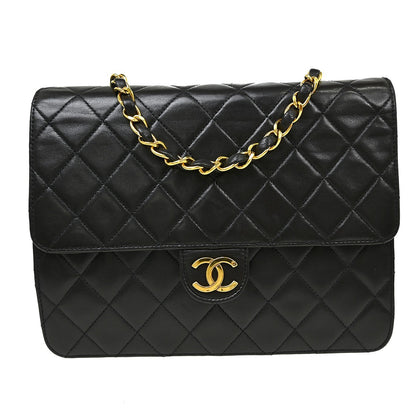 Chanel Vintage Square CC Flap Quilted Lambskin Medium