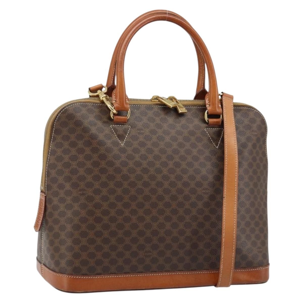 Celine Vintage Macadam Canvas and Leather Product Image