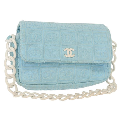 Chanel Sport Line Resin Camera Flap Bag Terry Cloth Medium