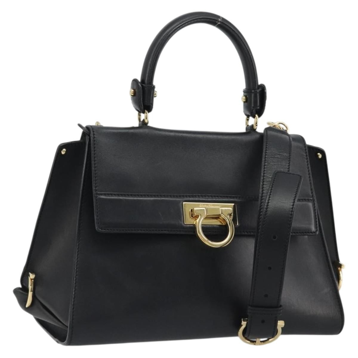 Salvatore Ferragamo Sofia Satchel Smooth Leather Medium