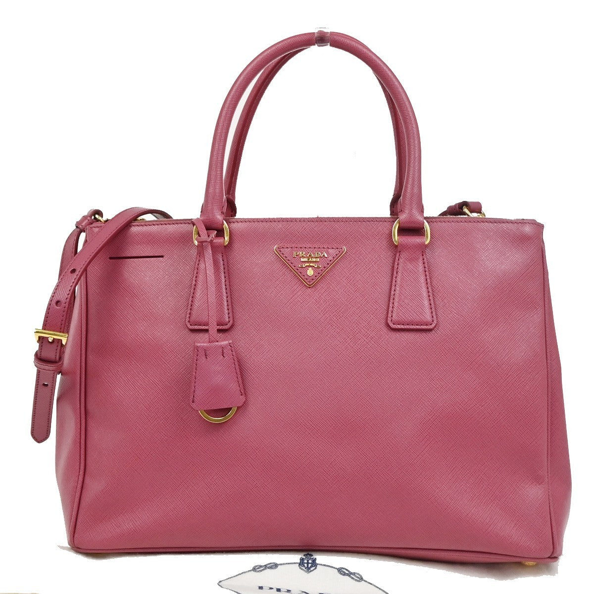 Prada Lux Open Tote Saffiano Leather Medium