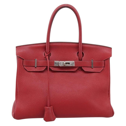 Hermes Birkin Red Togo with Palladium Hardware 30