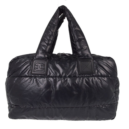 Chanel Coco Cocoon Bowling Quilted Nylon Large
