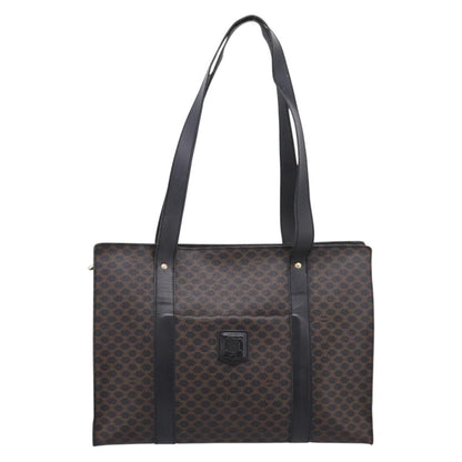 Celine Vintage Macadam Shopper Coated Canvas Large