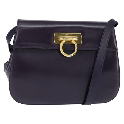 Salvatore Ferragamo Gancini Shoulder Bag Leather Product Image