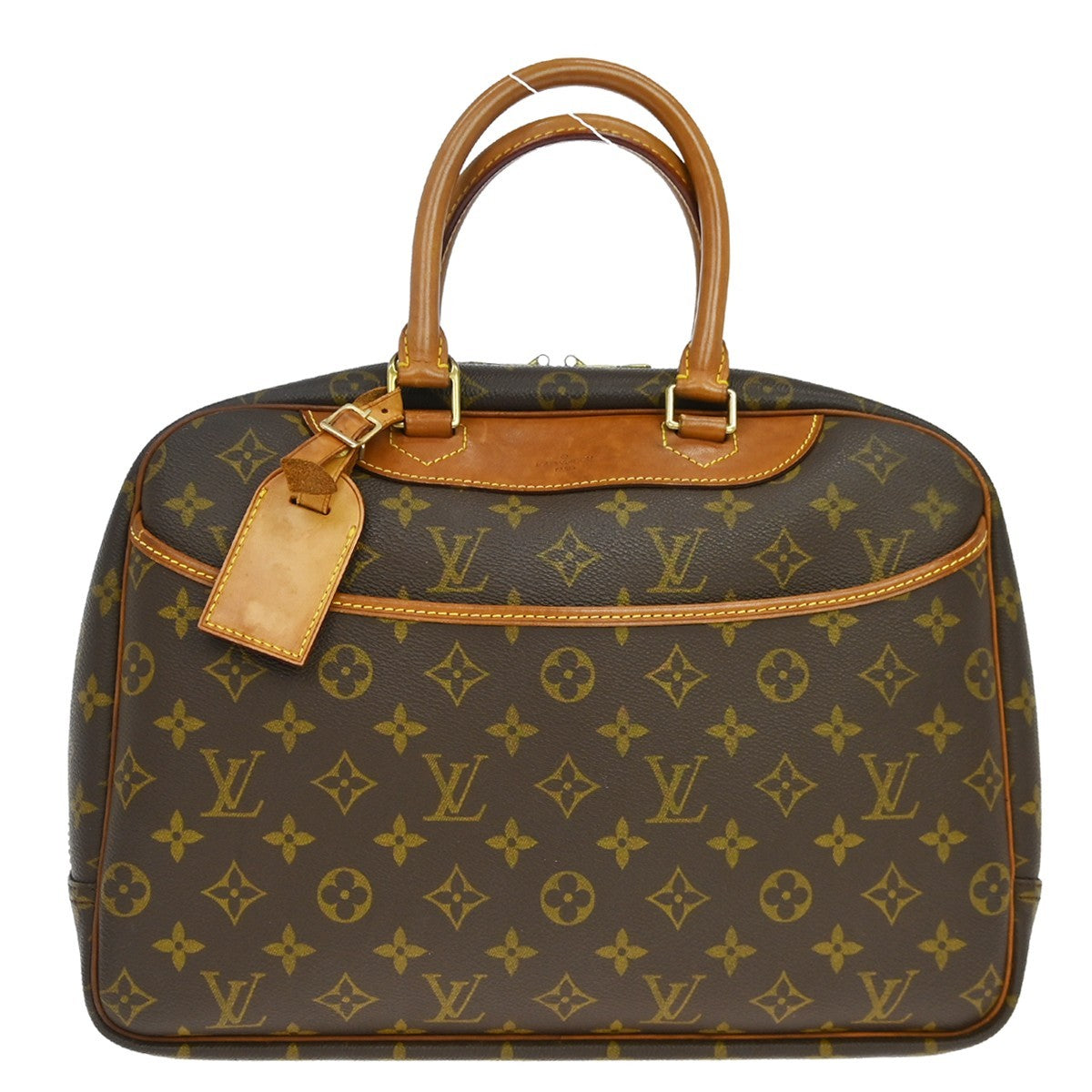 Louis Vuitton Deauville Handbag Monogram Canvas 34