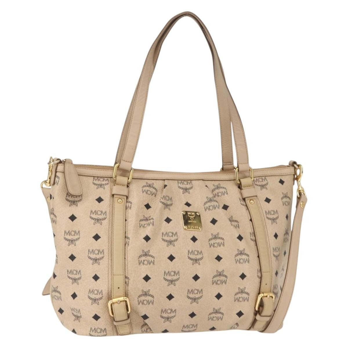 MCM Vintage Visetos Tote bag Canvas Product Image