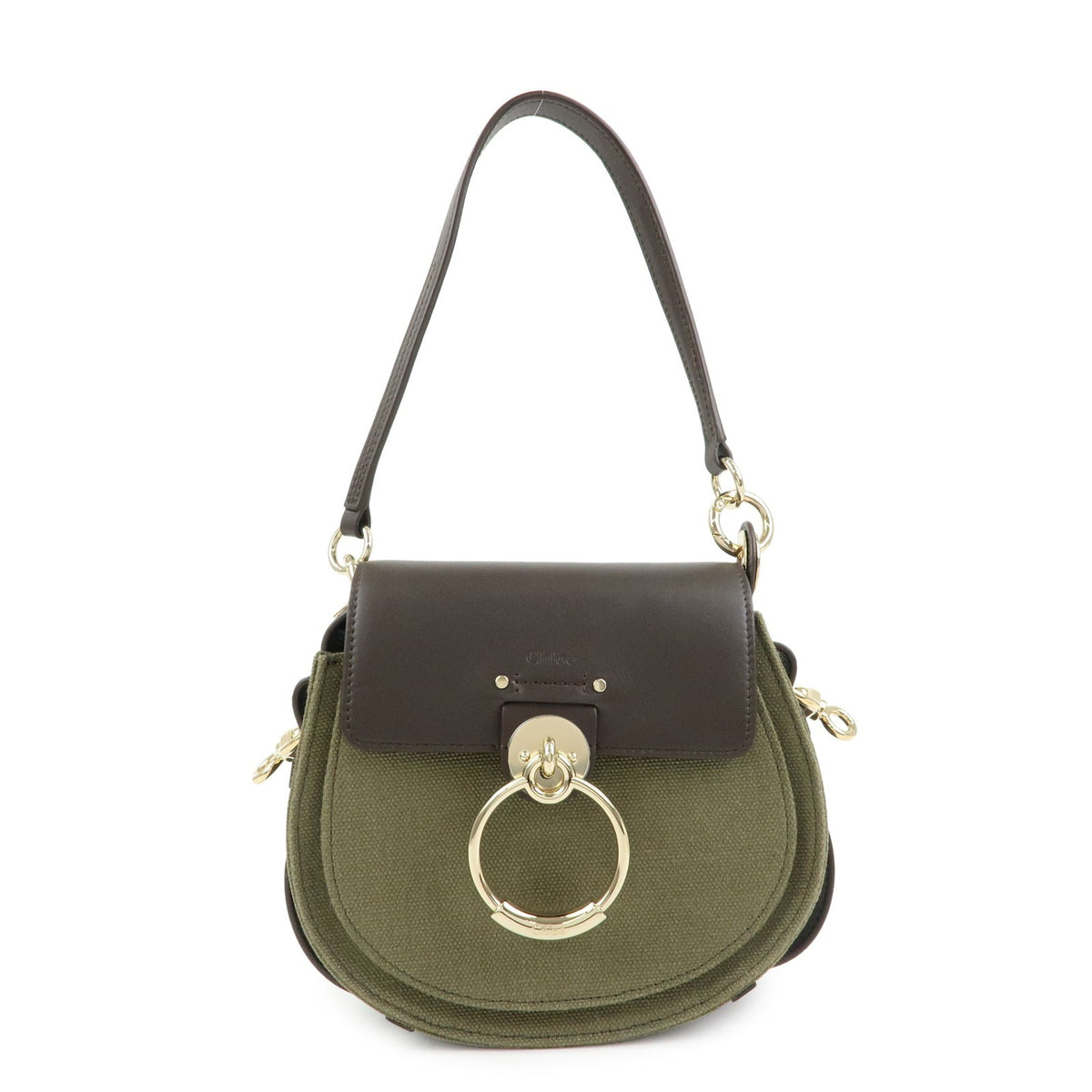 Chloe Tess Canvas with Leather Small