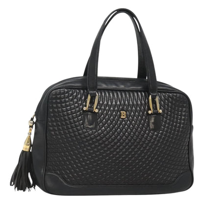 Bally Vintage Handbag Quilted Leather Product Image