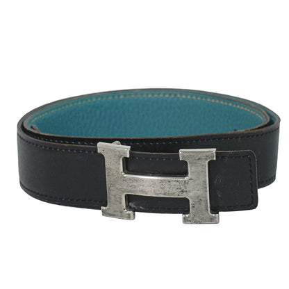 Hermes Constance Reversible Belt Leather with Guilloche Hardware Medium