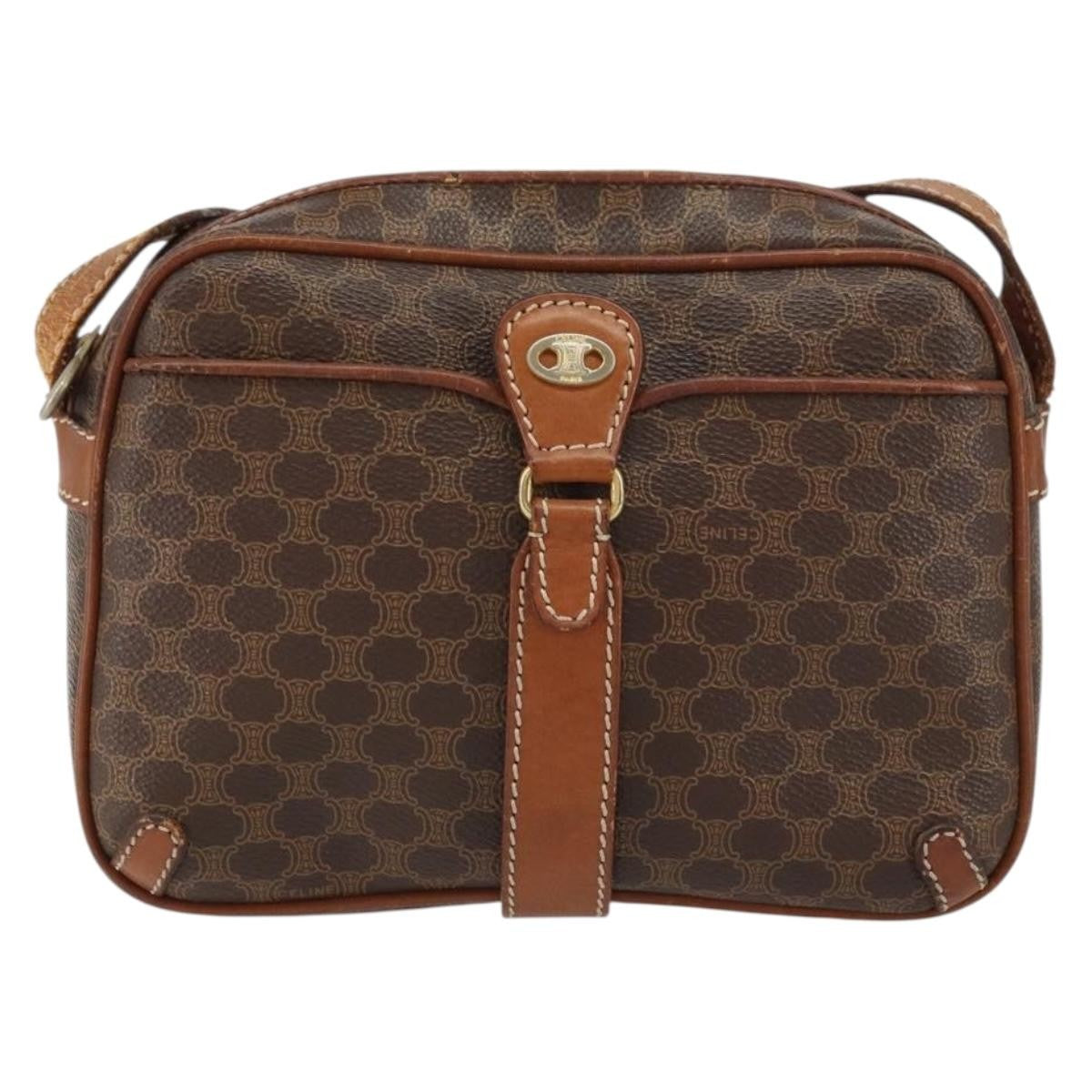Celine Vintage Macadam Canvas and Leather Product Image