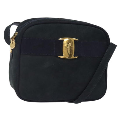 Salvatore Ferragamo Vala Shoulder Bag Suede Product Image