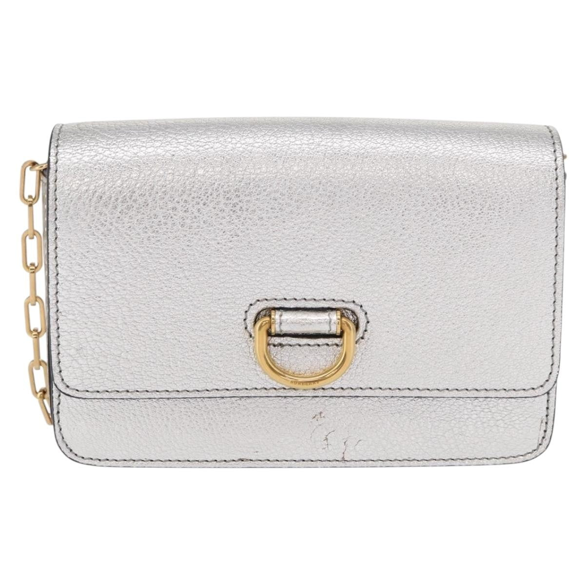 Burberry D-Ring Chain Leather Small