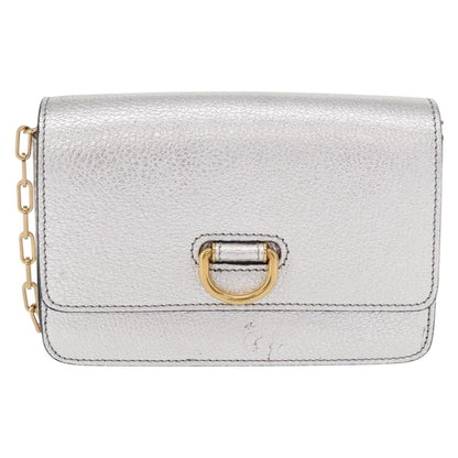 Burberry D-Ring Chain Leather Small