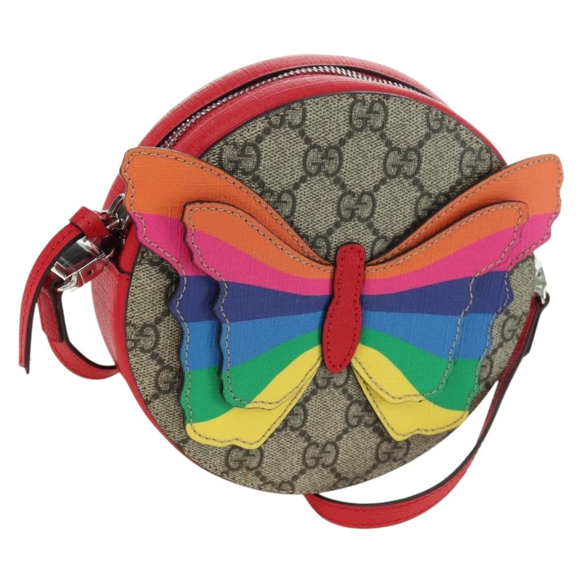 Gucci Kids GG Supreme Rainbow Butterfly GG canvas Product Image