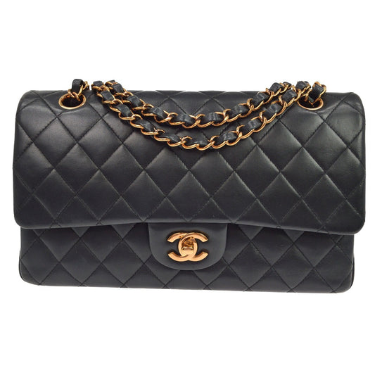Chanel Classic Timeless Double Flap Quilted Lambskin Medium