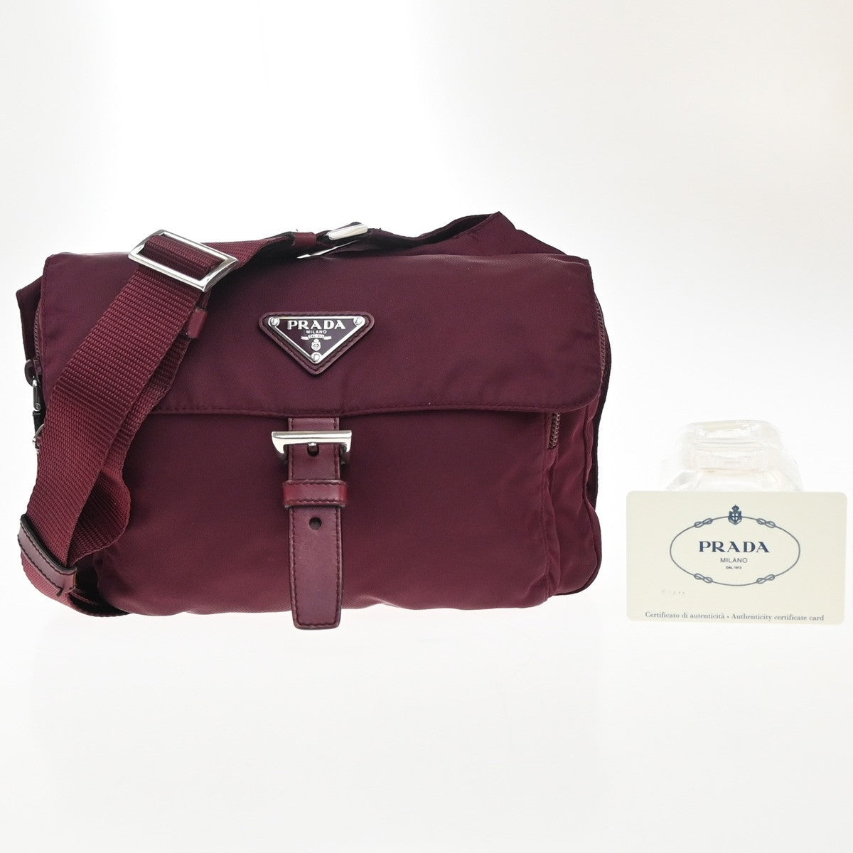 Prada Messenger Printed Tessuto Small
