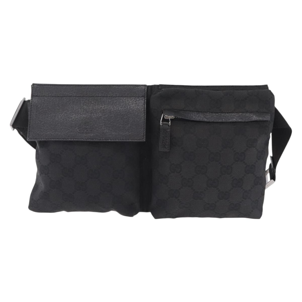 Gucci Two Pocket Belt Bag GG Canvas Product Image
