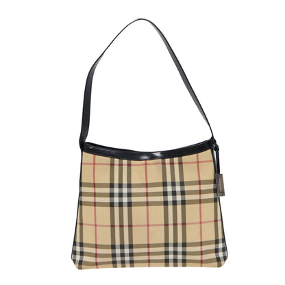 Burberry Nova check Shoulder bag Canvas and Leather Product Image