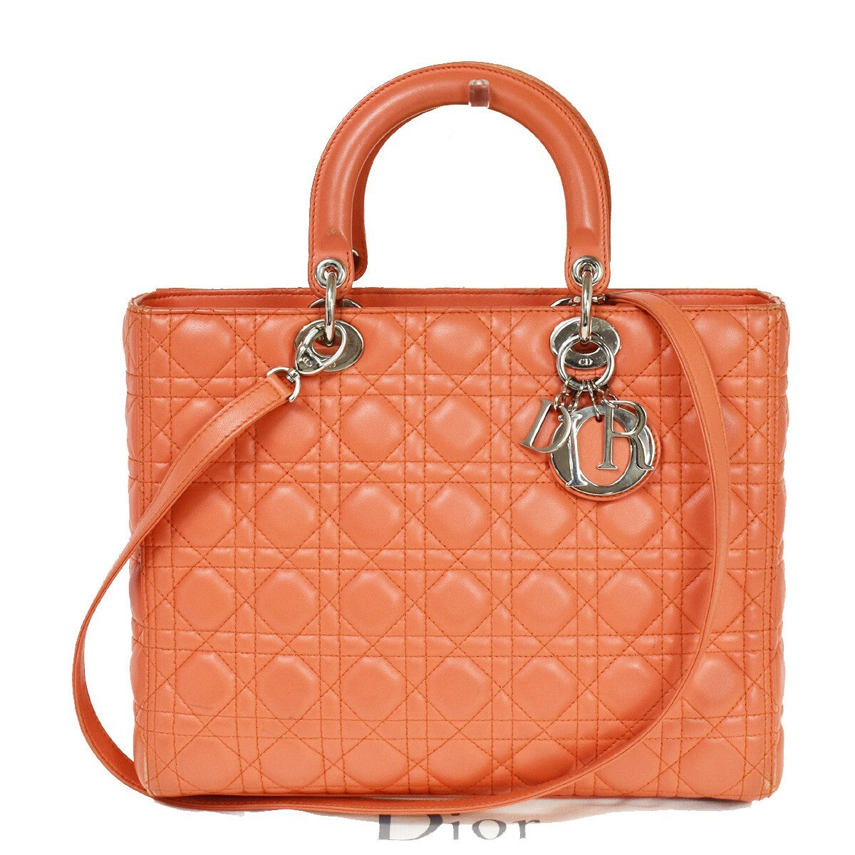 Christian Dior Lady Dior Leather Large